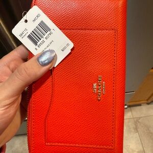 Brand New Red Coach Wallet